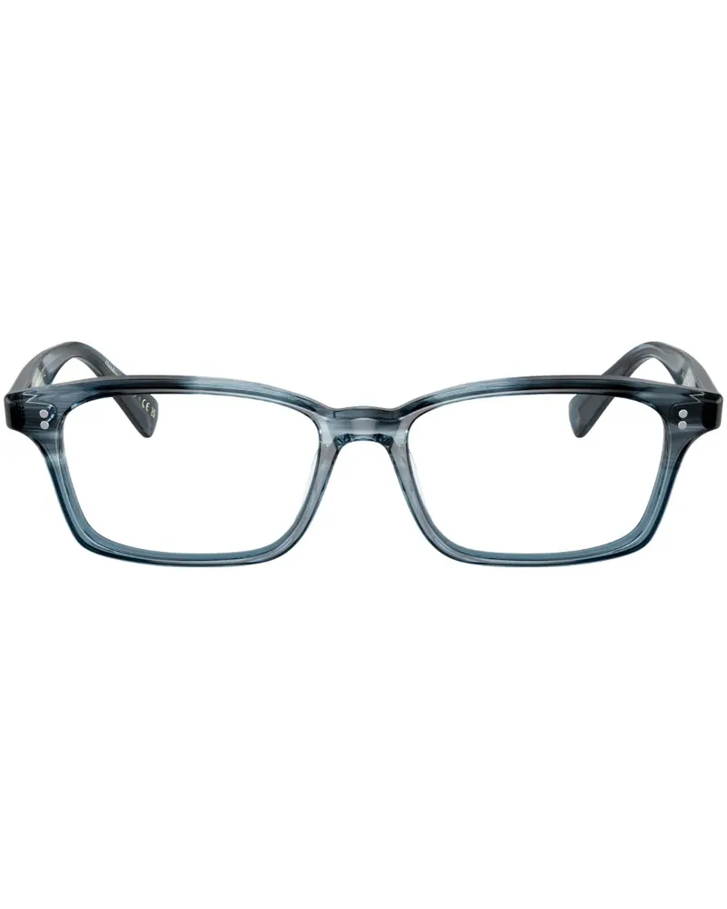 Oliver Peoples Brille mit eckigem Gestell - Blau Blau