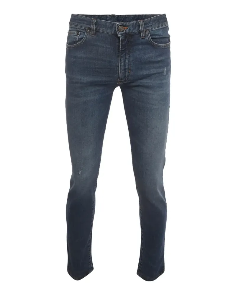 Ermenegildo Zegna distressed slim-fit jeans - Blau Blau