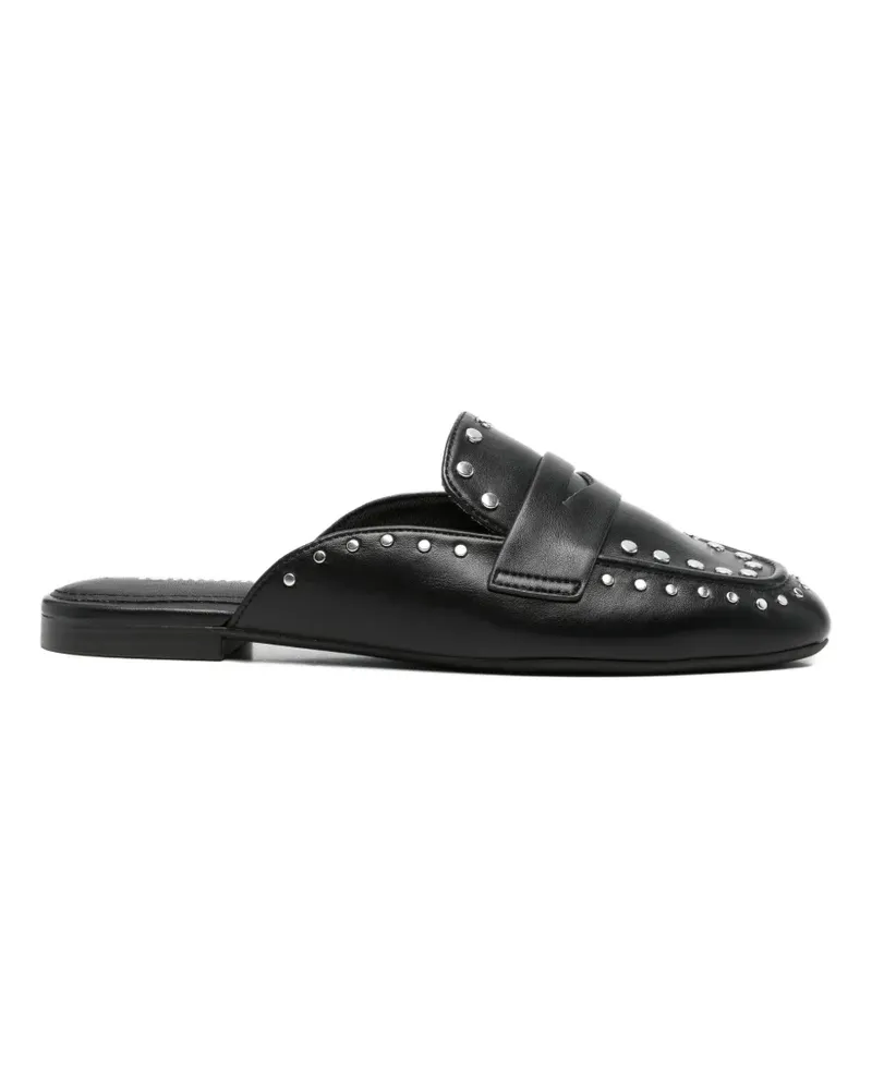 Tamaris Mules mit Nieten - Schwarz Schwarz