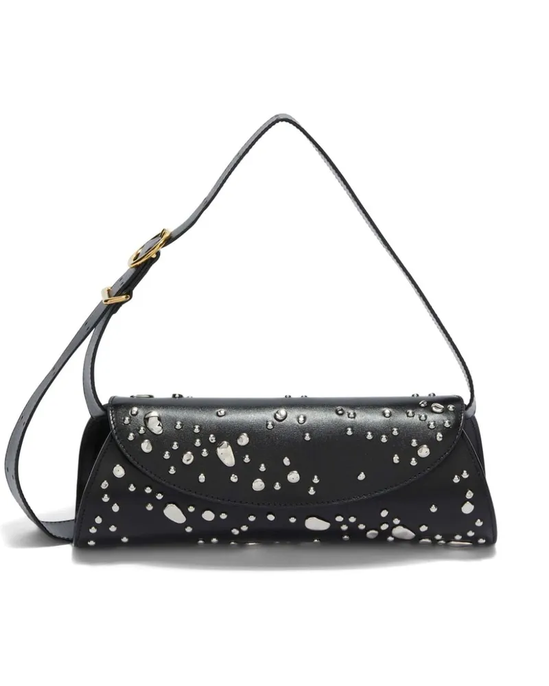 Jil Sander Kleine Cannolo Schultertasche - Schwarz Schwarz