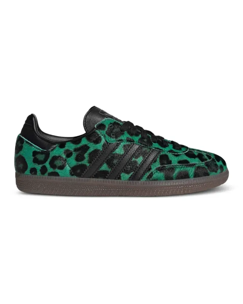 adidas Samba OG "Semi Screaming Green/Core Black/Gold" sneakers - Grün Grün