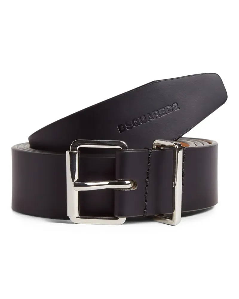 Dsquared2 Klassischer Gürtel - Schwarz Schwarz