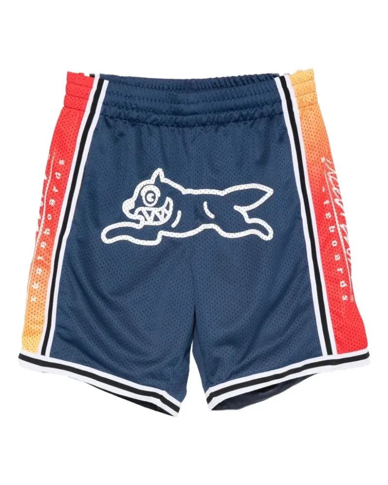 Billionaire Boys Club Running Dog Joggingshorts mit Logo-Print - Blau Blau