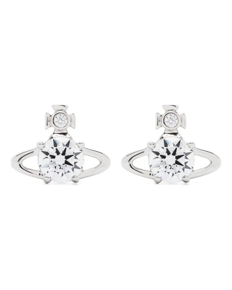 Vivienne Westwood Ohrringe mit Kristallen - Silber Silber