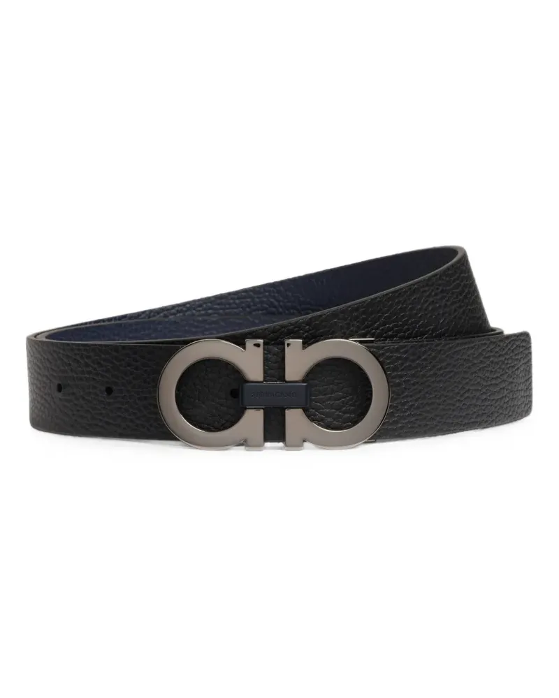 Ferragamo Wendbarer Gürtel mit Gancini-Schnalle - Blau Blau