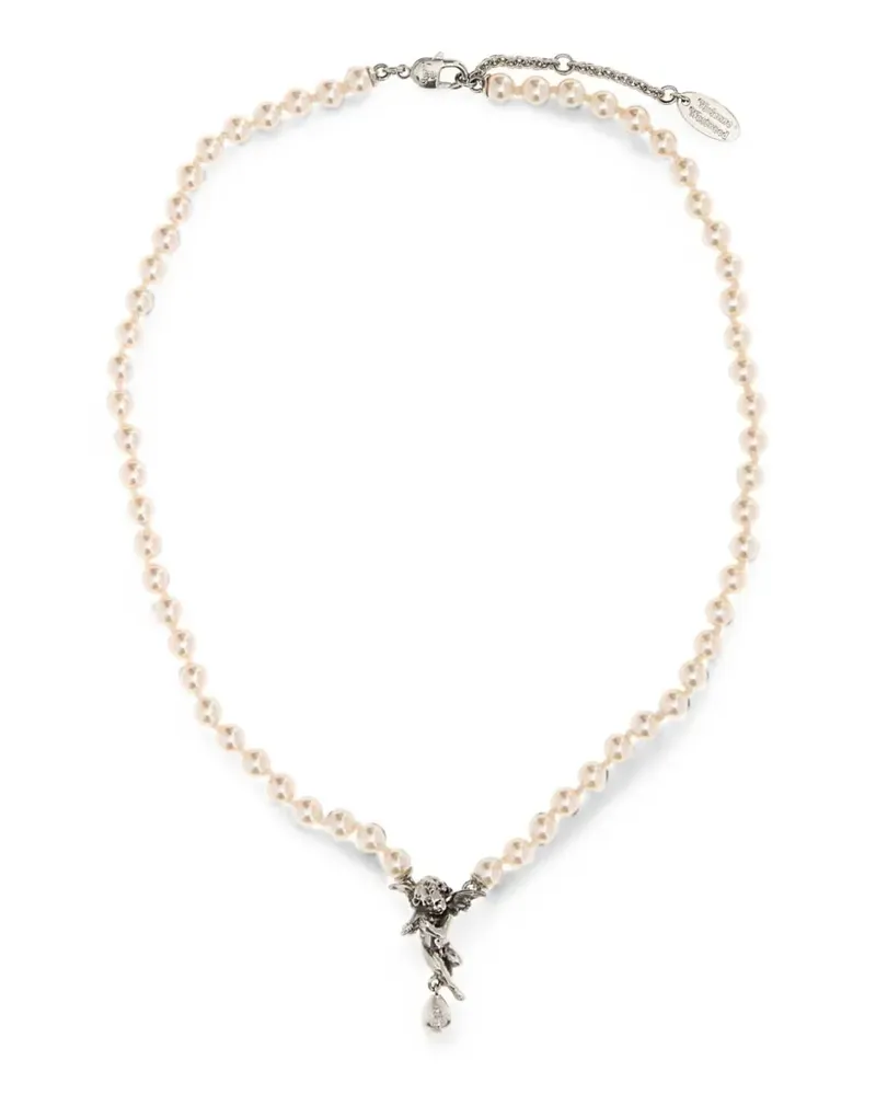 Vivienne Westwood Putti pearl necklace - Nude Nude