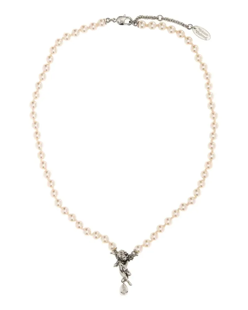 Vivienne Westwood Putti Perlenkette - Nude Nude