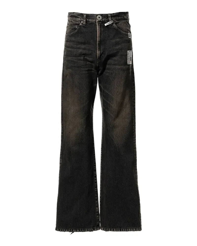 MIHARAYASUHIRO Jeans mit ausgestelltem Bein - Schwarz Schwarz