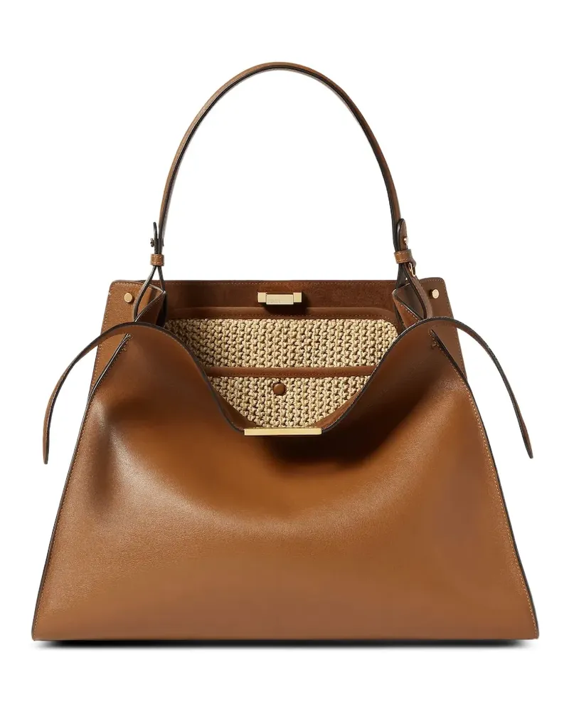 Fendi Mittelgroße Way Tote Bag - Braun Braun