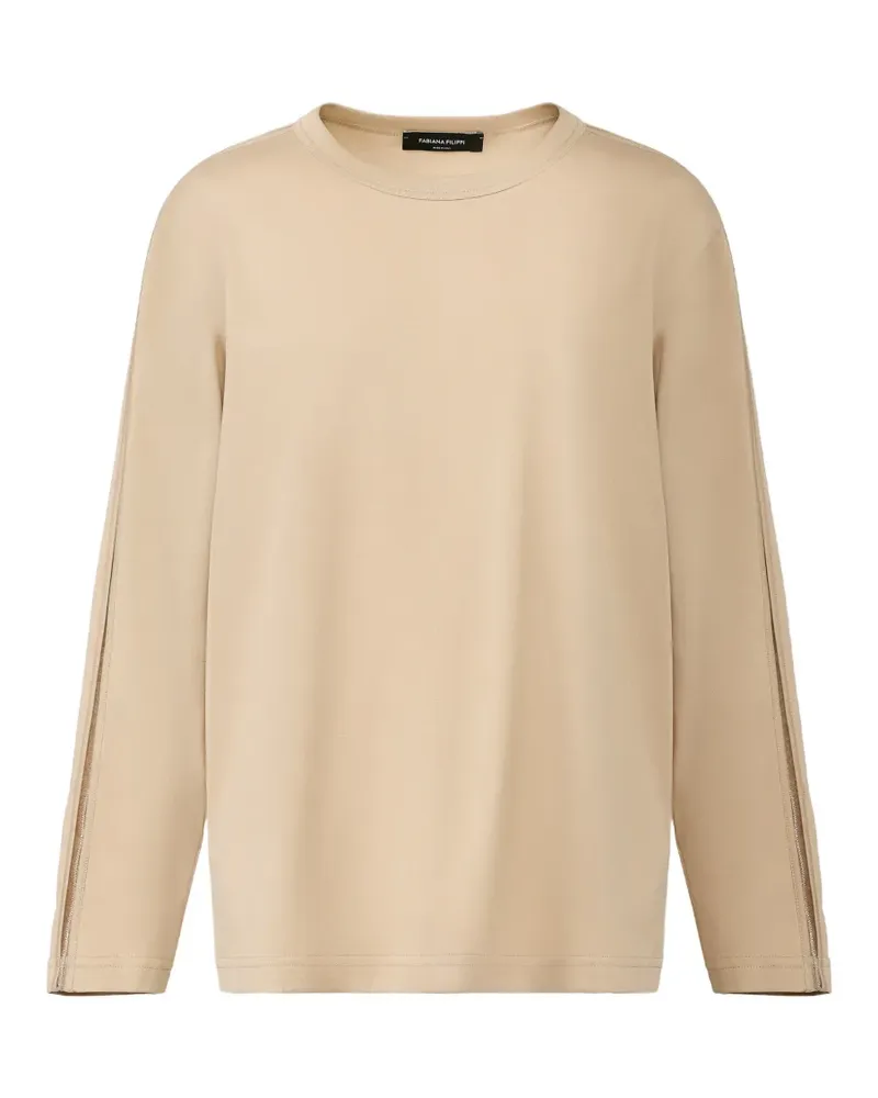Fabiana Filippi Langärmeliges Oberteil - Nude Nude
