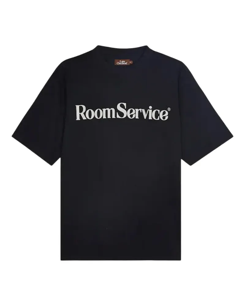 Late Checkout Room Service-print cotton T-shirt - Schwarz Schwarz