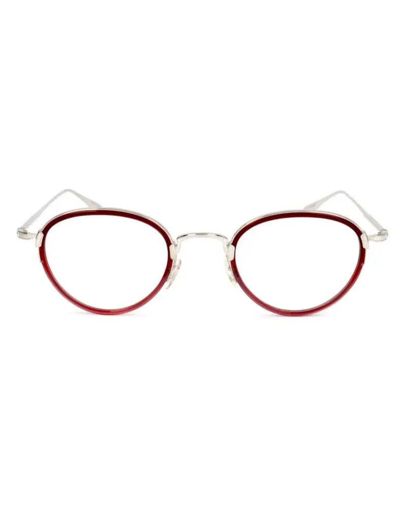 Barton Perreira Brille mit rundem Gestell - Rot Rot
