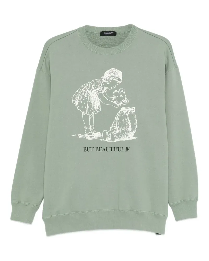 Undercover Sweatshirt mit Print - Grün Grün