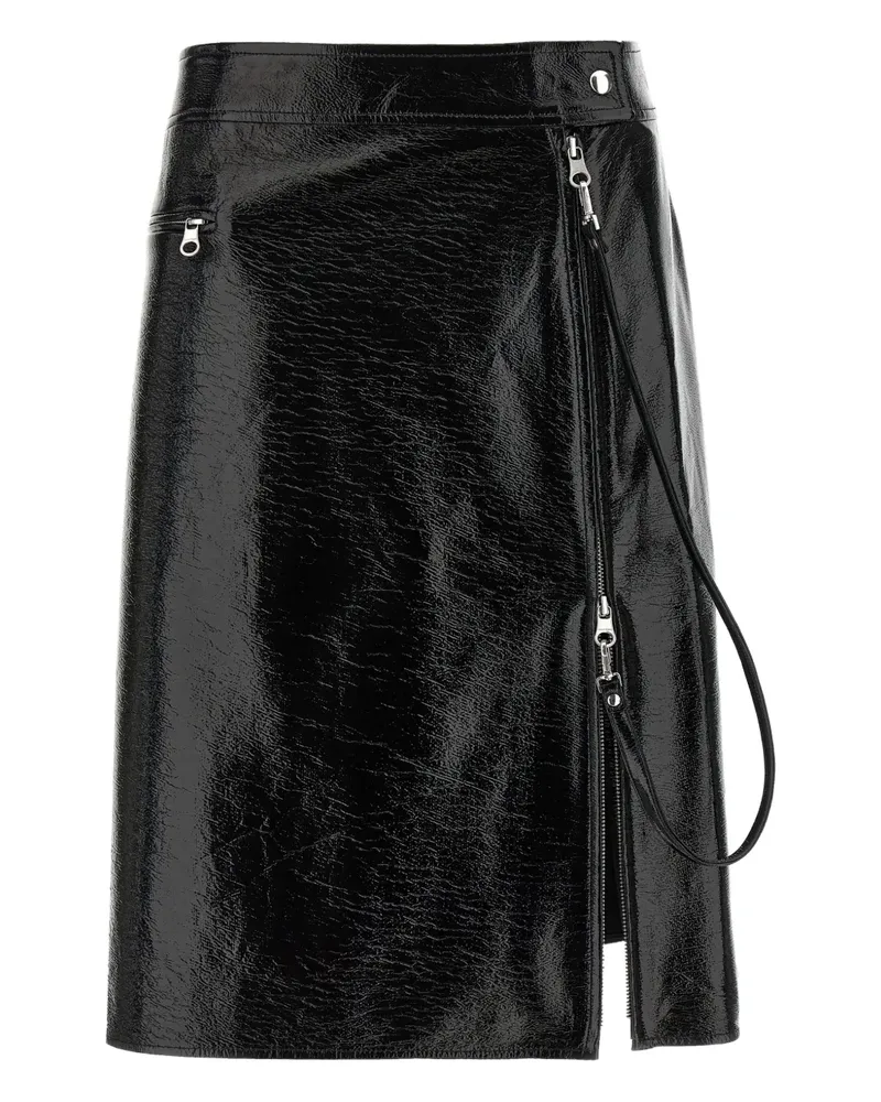 Courrèges Rock mit geradem Schnitt - Schwarz Schwarz