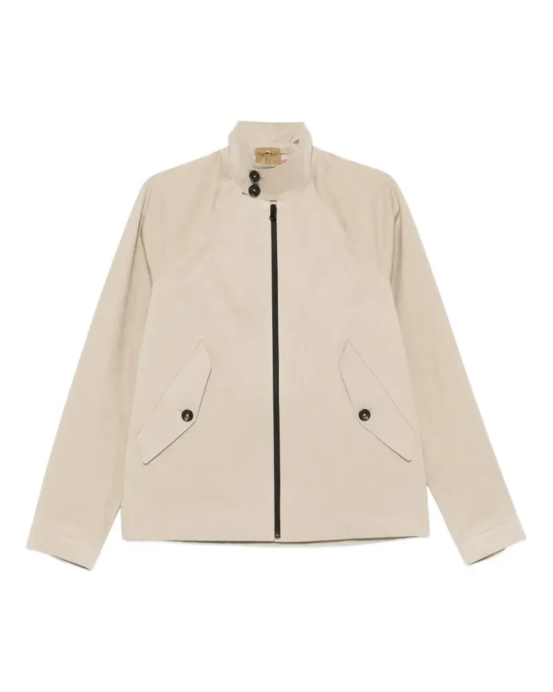 Ten c Tyne high-neck raglan-sleeve jacket - Nude Nude