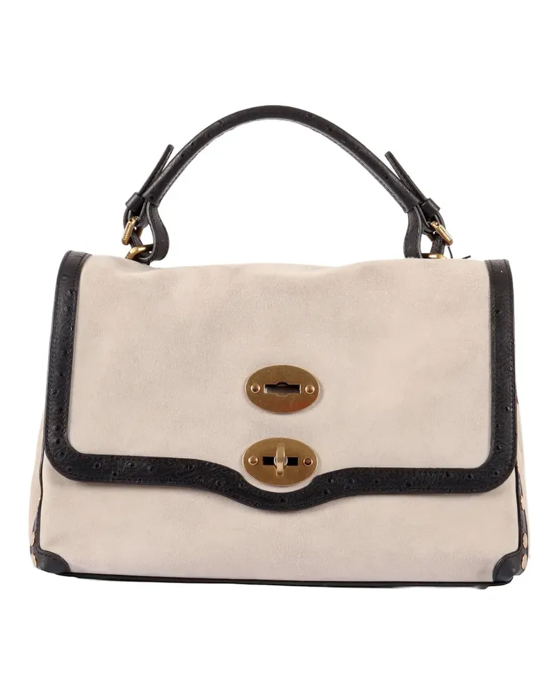 Zanellato small Postina top-handle satchel bag - Nude Nude