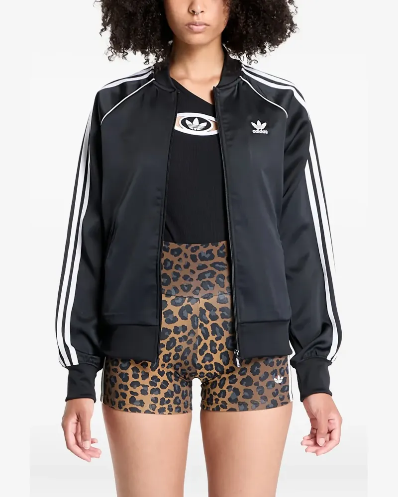 adidas SST Adicolor Sweatshirt mit Streifen - Schwarz Schwarz