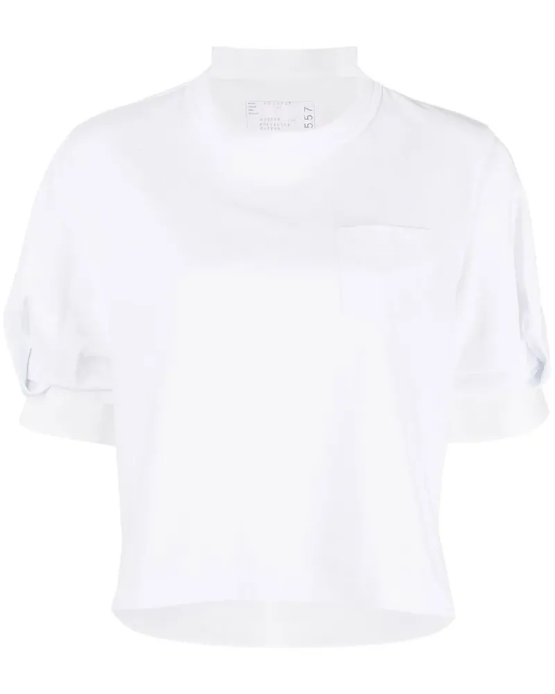 Sacai Klassisches T-Shirt - Weiß Weiß