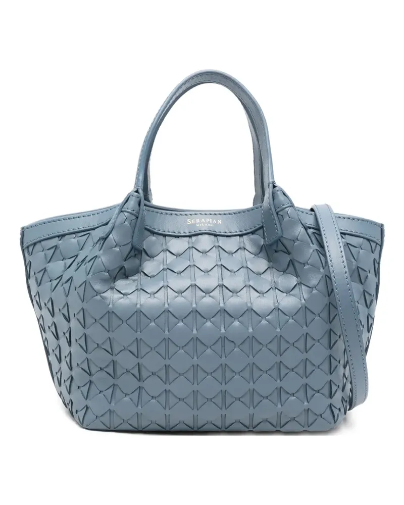 Serapian Mini Secret Tote Bag - Blau Blau