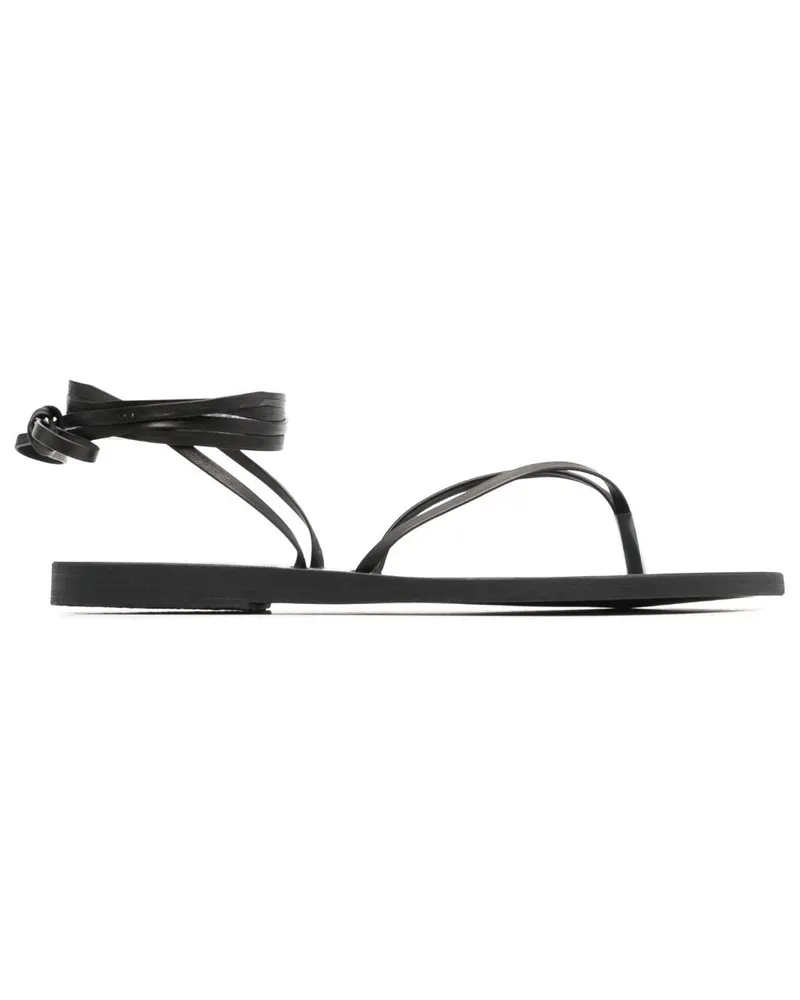 Ancient Greek Sandals Flache Sandalen - Schwarz Schwarz