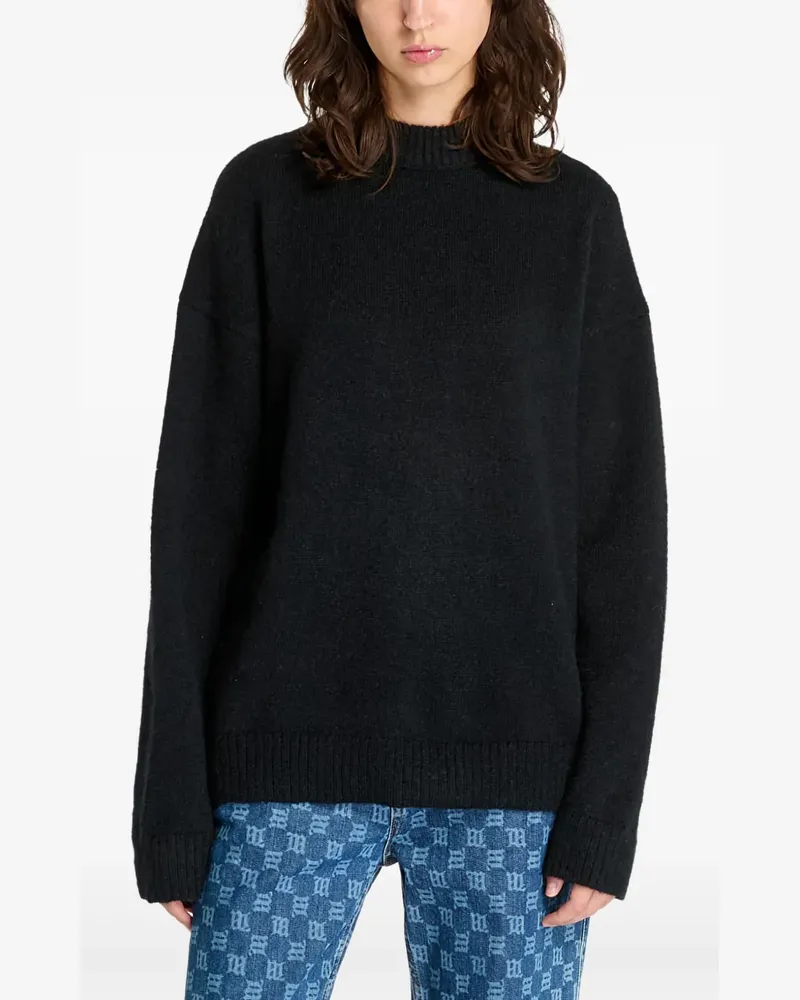 Calvin Klein Pullover mit Rundhalsausschnitt - Schwarz Schwarz