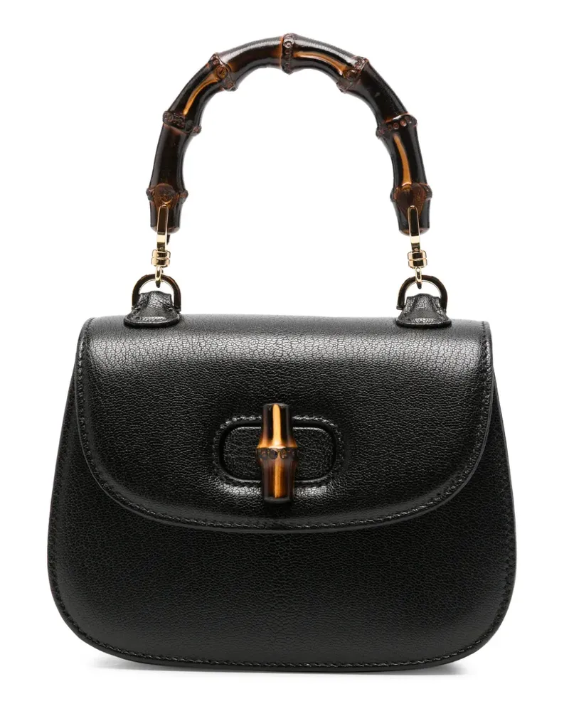 Gucci Mini Bamboo 1947 Tote Bag - Schwarz Schwarz