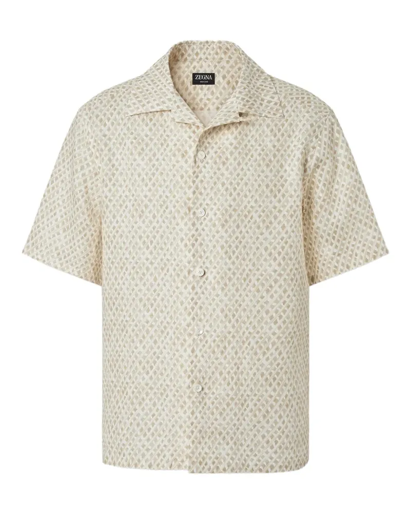 Ermenegildo Zegna Oasi Lino Hemd - Nude Nude