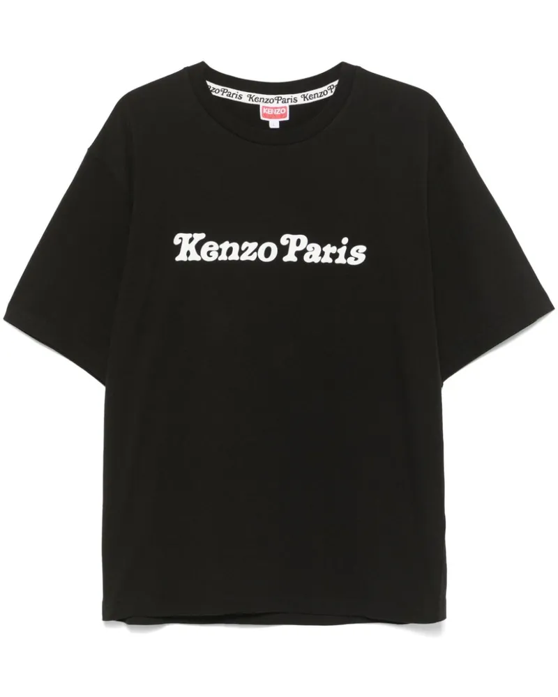 Kenzo T-Shirt mit Logo-Print - Schwarz Schwarz