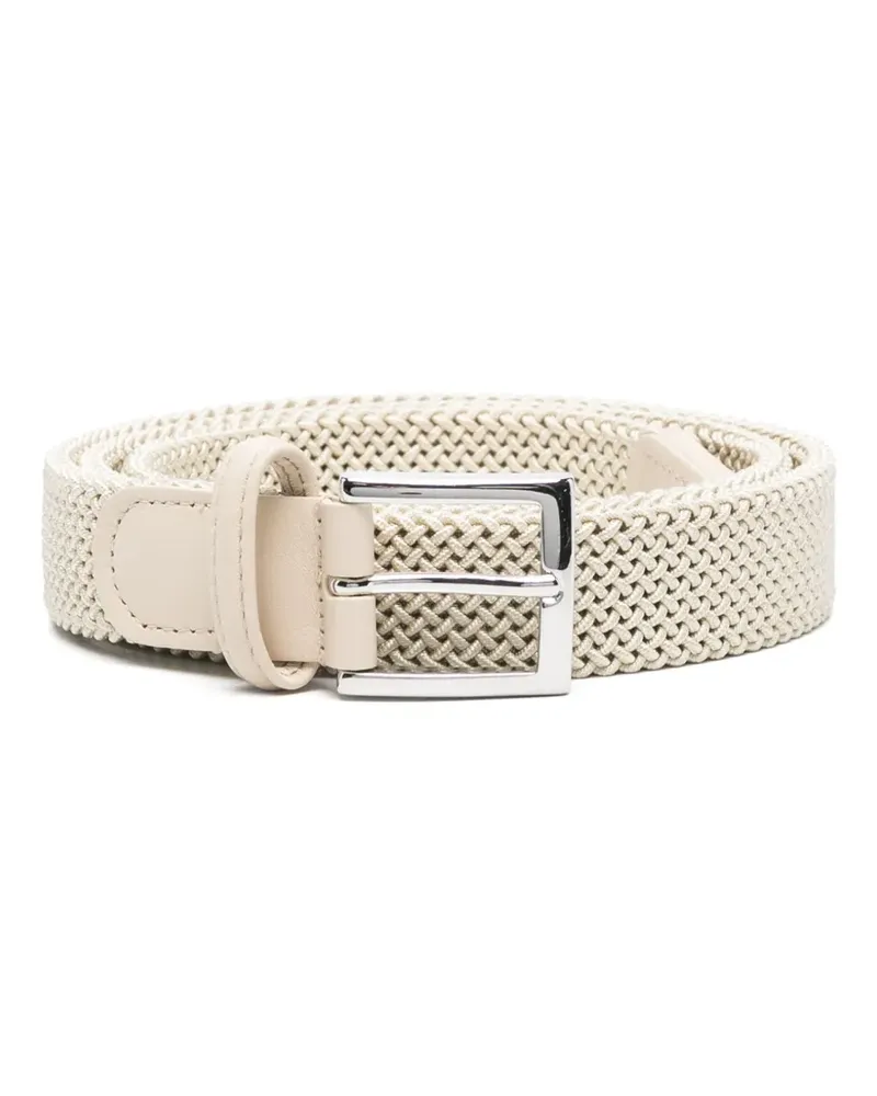 Kiton Gewebter Gürtel - Nude Nude