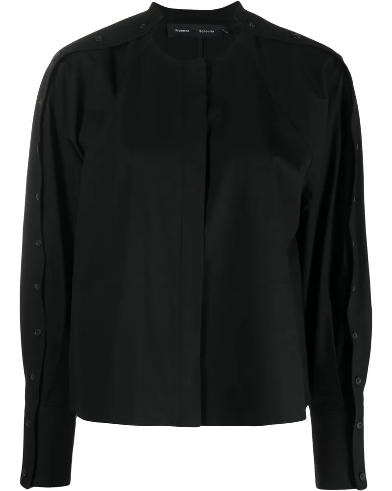 Proenza Schouler Klassische Bluse - Schwarz Schwarz