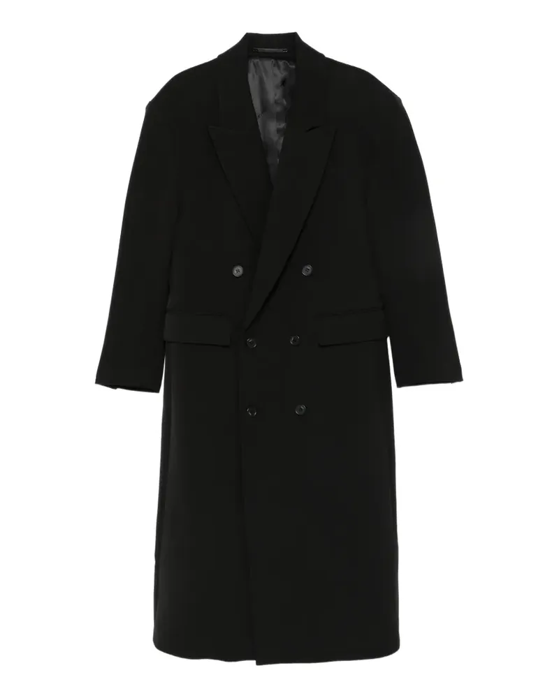 Karl Lagerfeld double-breasted coat - Schwarz Schwarz