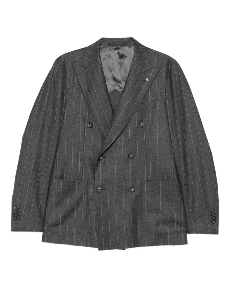Tagliatore pinstripe double-breasted suit - Grau Grau