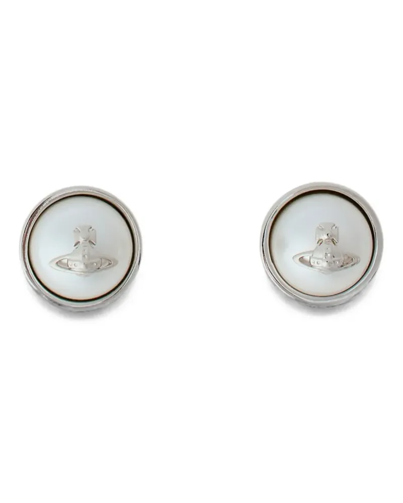 Vivienne Westwood Orb-motif stud earrings - Silber Silber