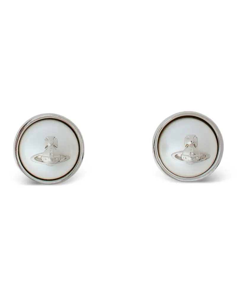 Vivienne Westwood Orb-motif stud earrings - Silber Silber