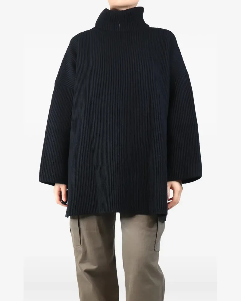 Joseph oversized ribbed roll-neck sweater - Schwarz Schwarz