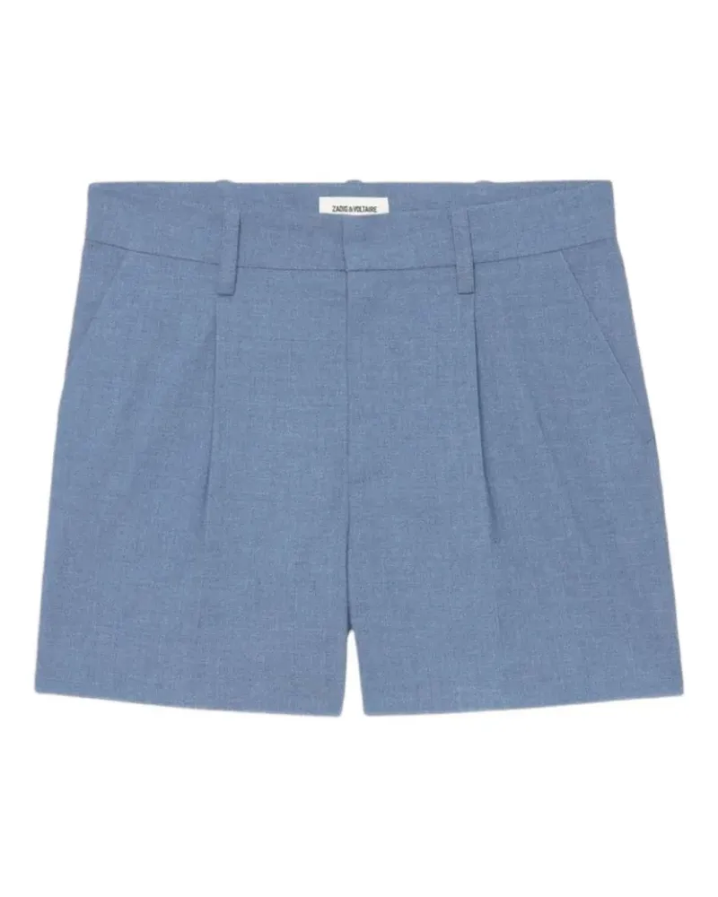 Zadig & Voltaire Puras Shorts mit Falten - Blau Blau