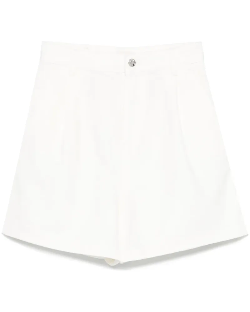 Liu Jo Shorts mit Faltendetail - Weiß Weiß