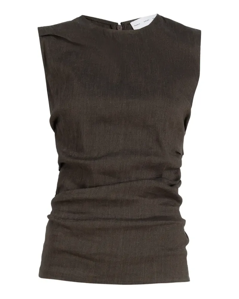 Proenza Schouler Anoushka Oberteil - Braun Braun