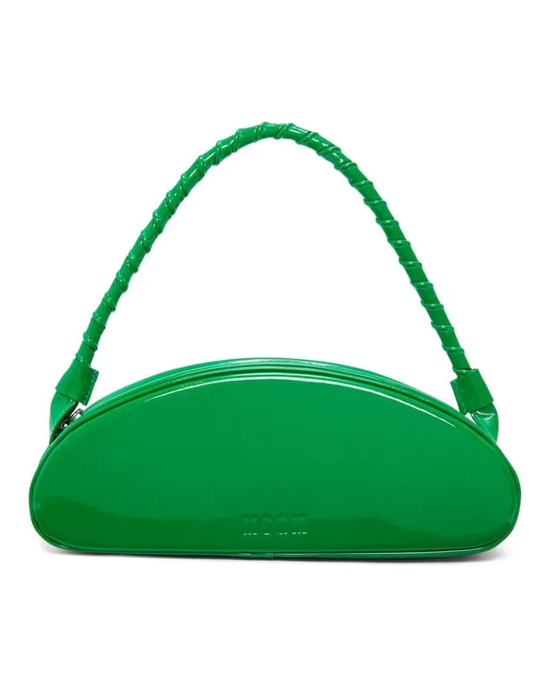 MSGM Handtasche mit Logo-Prägung - Grün Grün