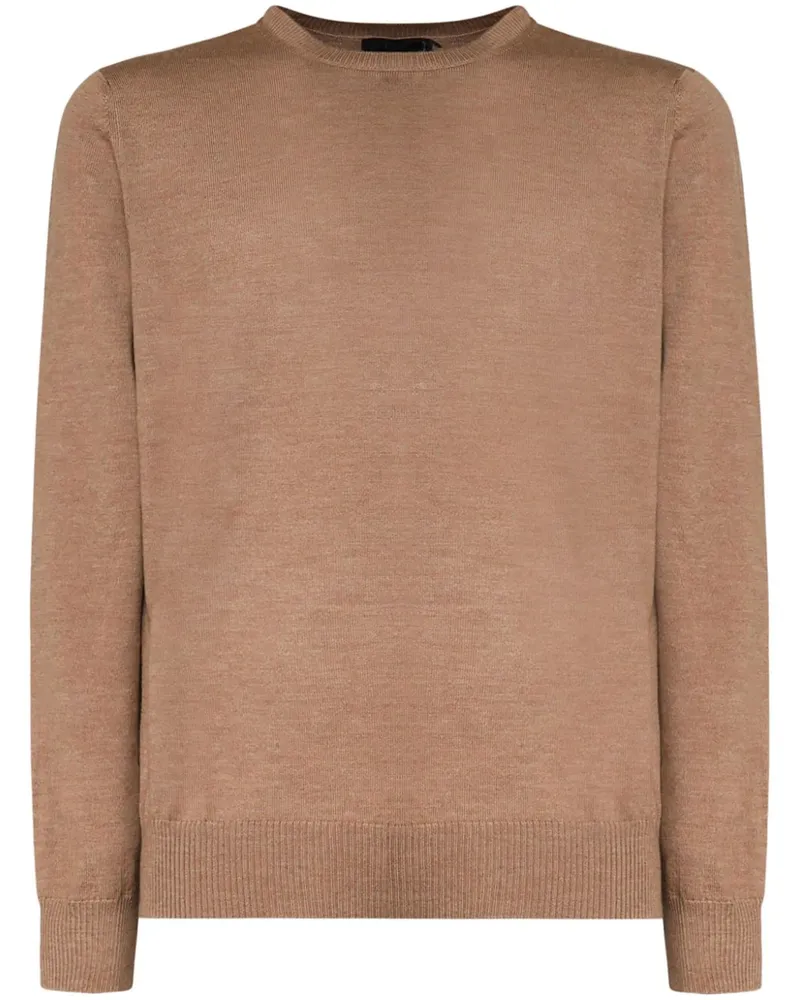 Fay Pullover mit rundem Ausschnitt - Nude Nude