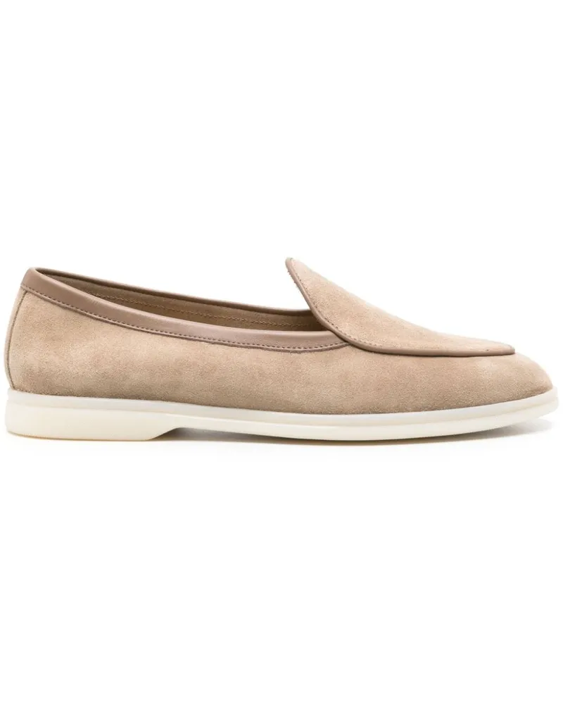 Scarosso Livio Loafer aus Wildleder - Nude Nude