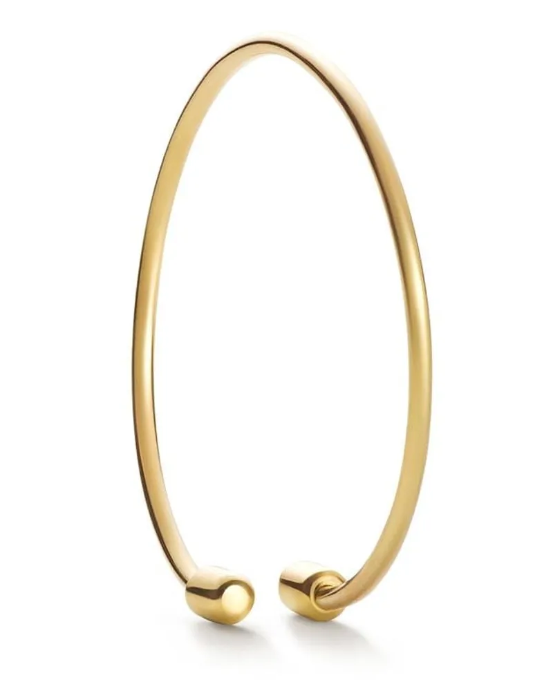 SHIHARA 18kt Twist Round 01 Gelbgoldohrring Gold
