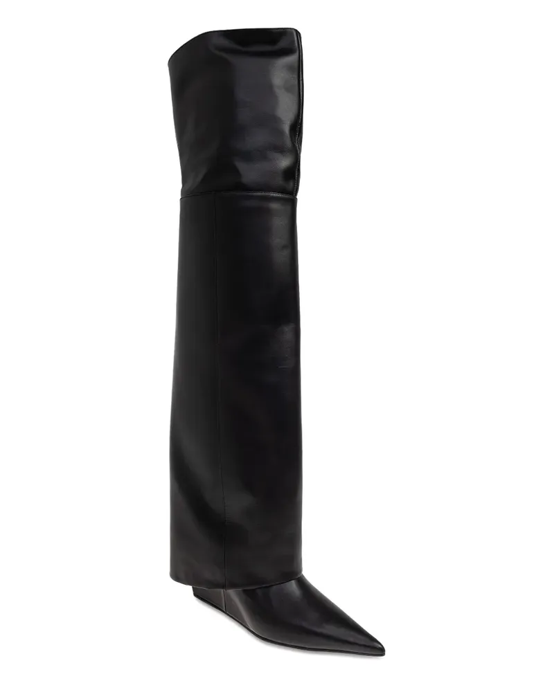 Vic Matié Overknee-Stiefel 100mm - Schwarz Schwarz