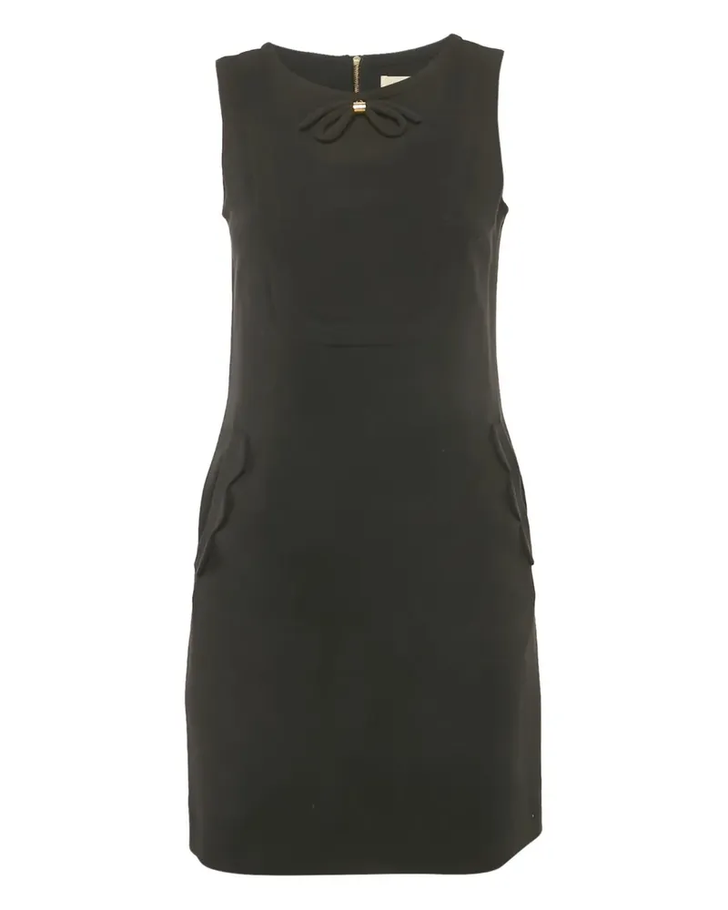 Sandro Minikleid mit Schleife - Schwarz Schwarz