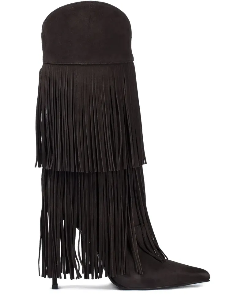 Le Silla Andy Cowboystiefel im Layering-Look 120mm - Braun Braun