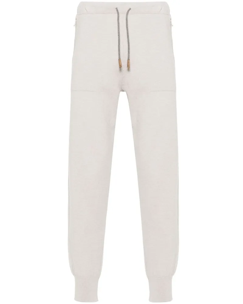 Eleventy Jogginghose aus Kaschmir mit Kordelzug - Nude Nude