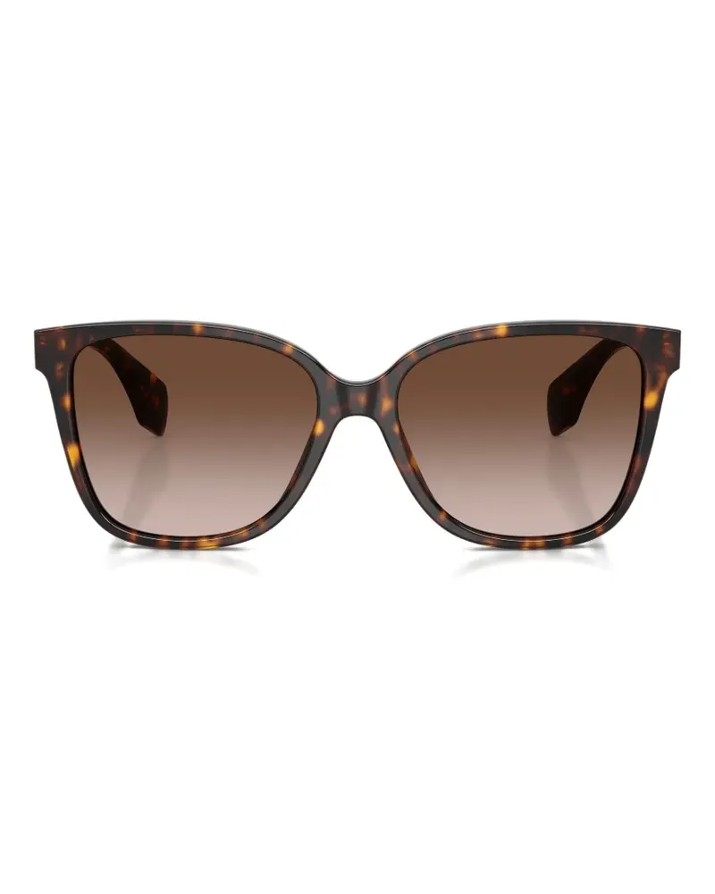 Versace Eckige Sonnenbrille in Schildpattoptik - Braun Braun