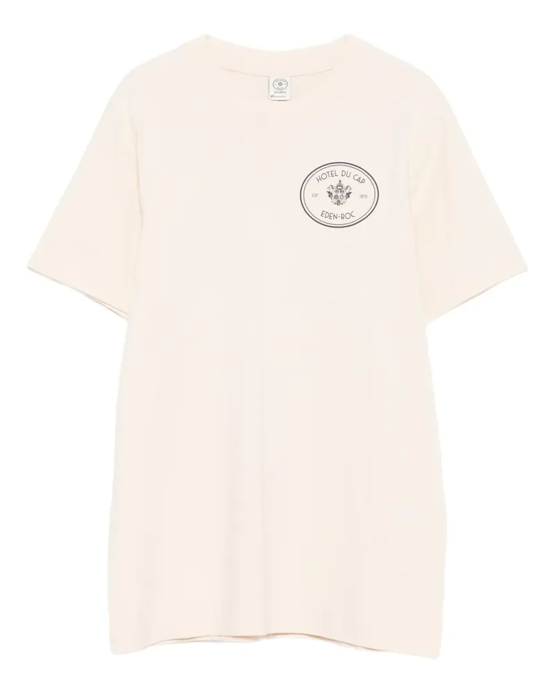 SPORTY & RICH Eden Roc Hotel T-Shirt - Nude Nude