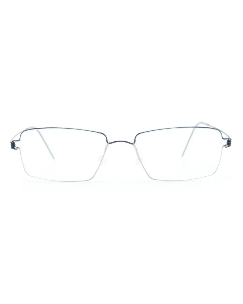 Lindberg Eckige Brille - Blau Blau