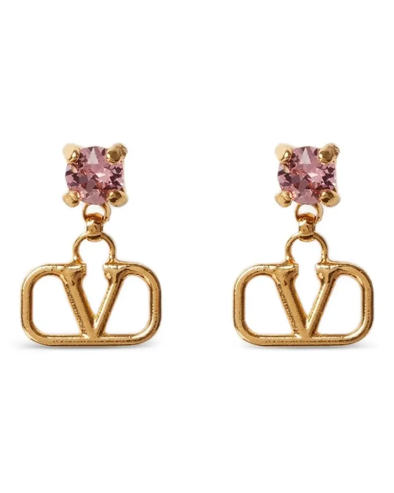 Valentino Garavani VLogo Signature Ohrringe mit Kristallen - Gold Gold